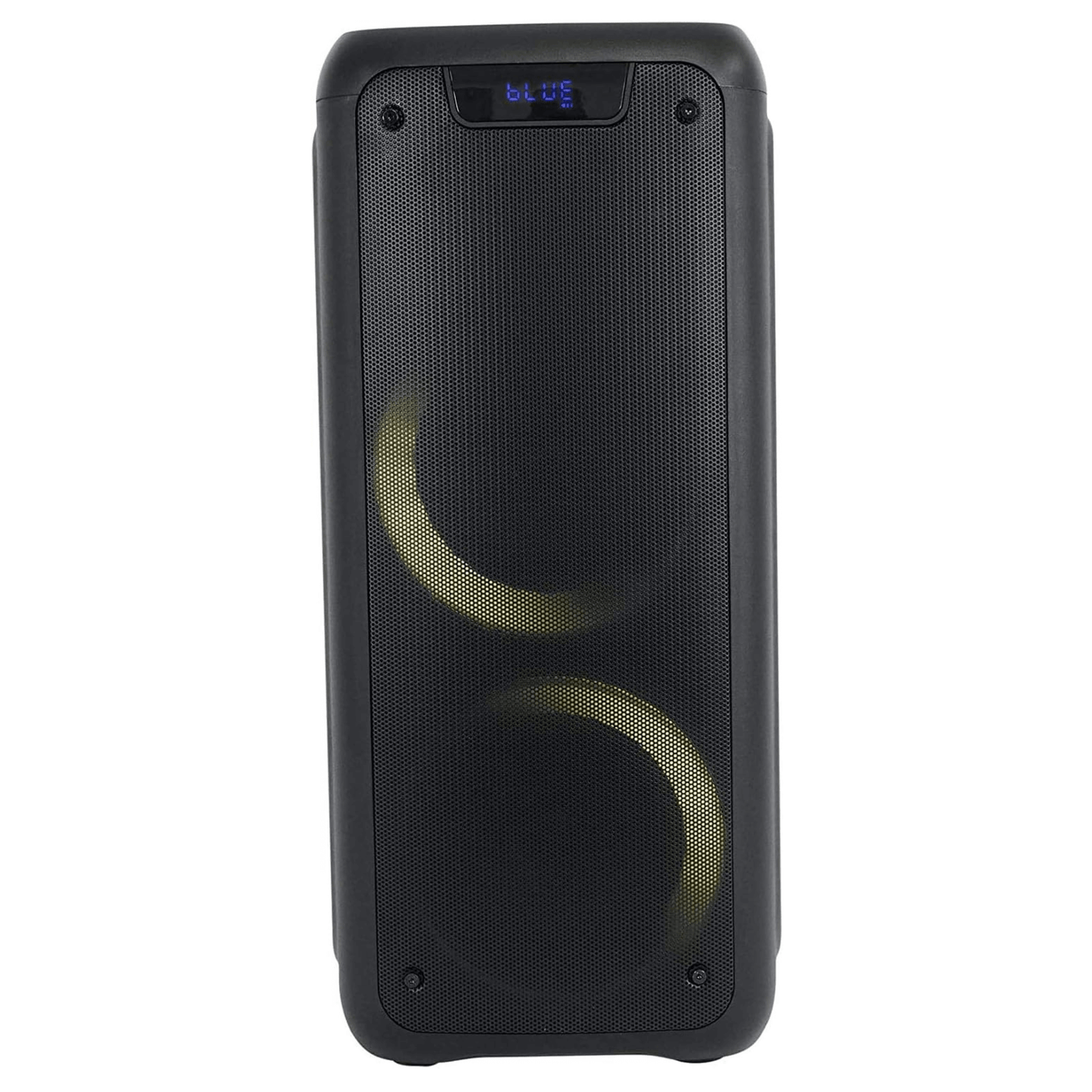 Norcent Dual 6.5" Portable Party Bluetooth Speaker with Flashing LED