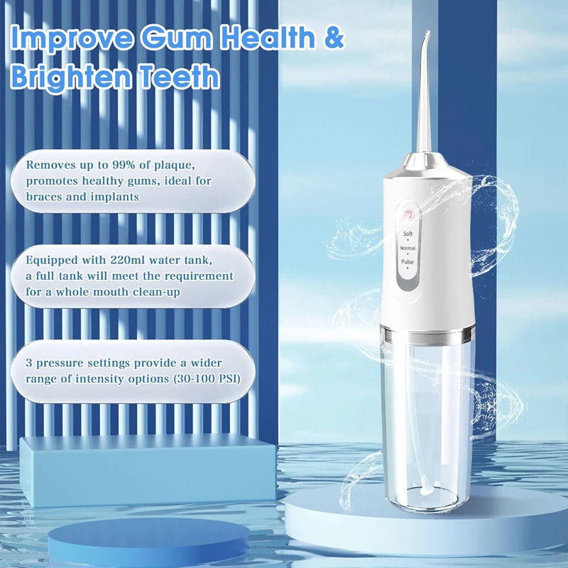 Portable Cordless Teeth cleaning machine Travel Oral Irrigator USB