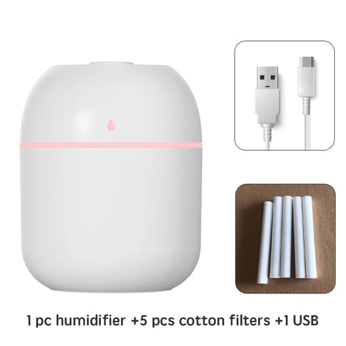 Portable USB Ultrasonic Air Mini Humidifier Essential Oil Diffuser Car