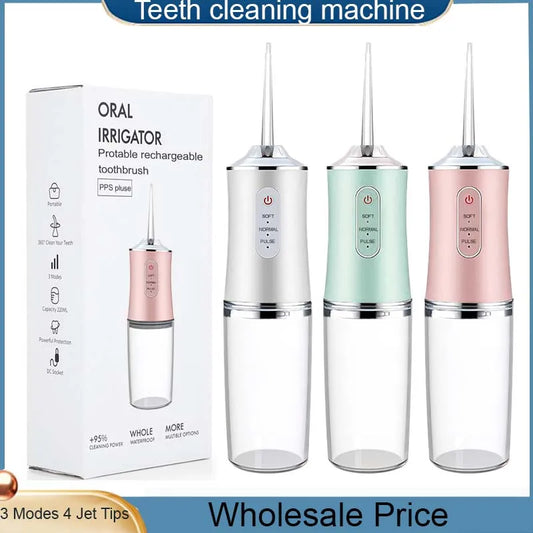 Portable Cordless Teeth cleaning machine Travel Oral Irrigator USB