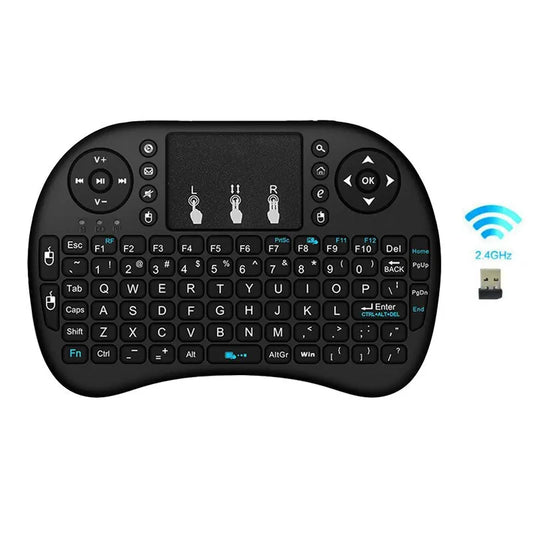 I8 Mini Wireless Keyboard 2.4G Air Mouse Remote Touchpad For Android