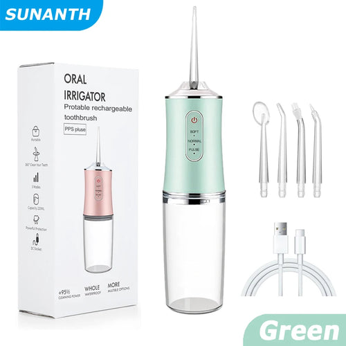 Portable Cordless Teeth cleaning machine Travel Oral Irrigator USB